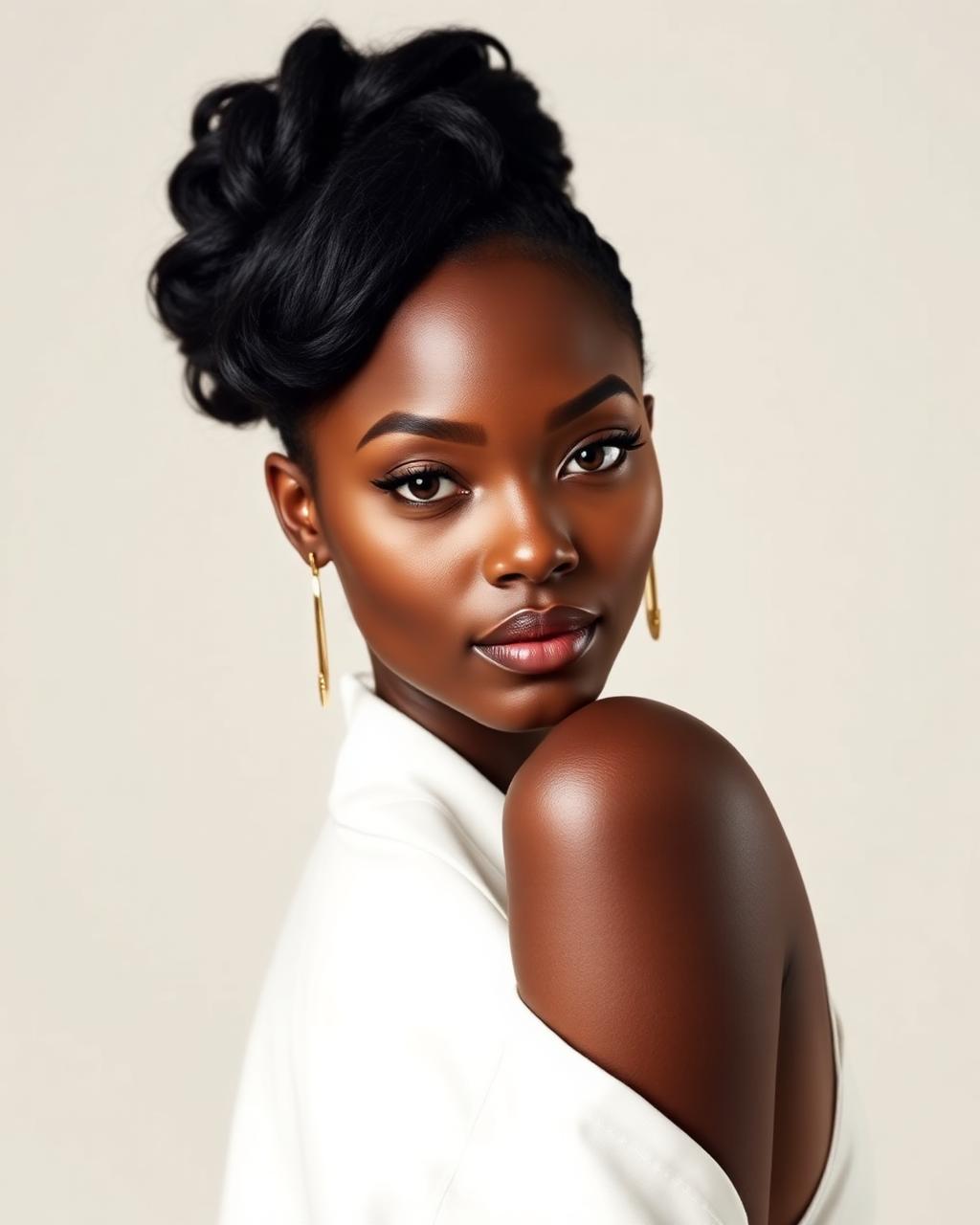 Bunmi Ademokoya selected portfolio frame 6 — London-based professional model